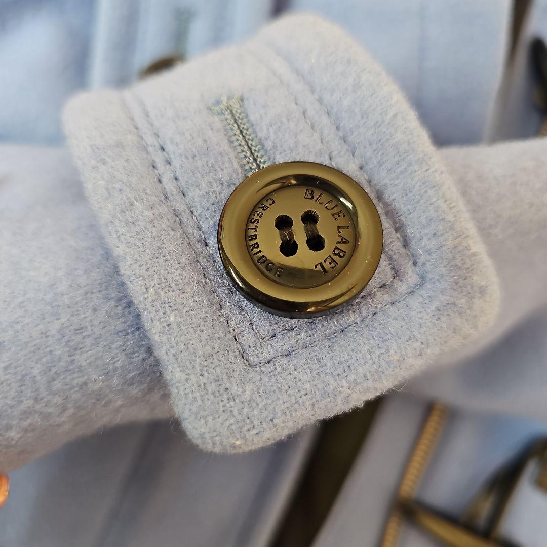 極美品　ブルーレーベルクレストブリッジ　ブルー　ダッフル38