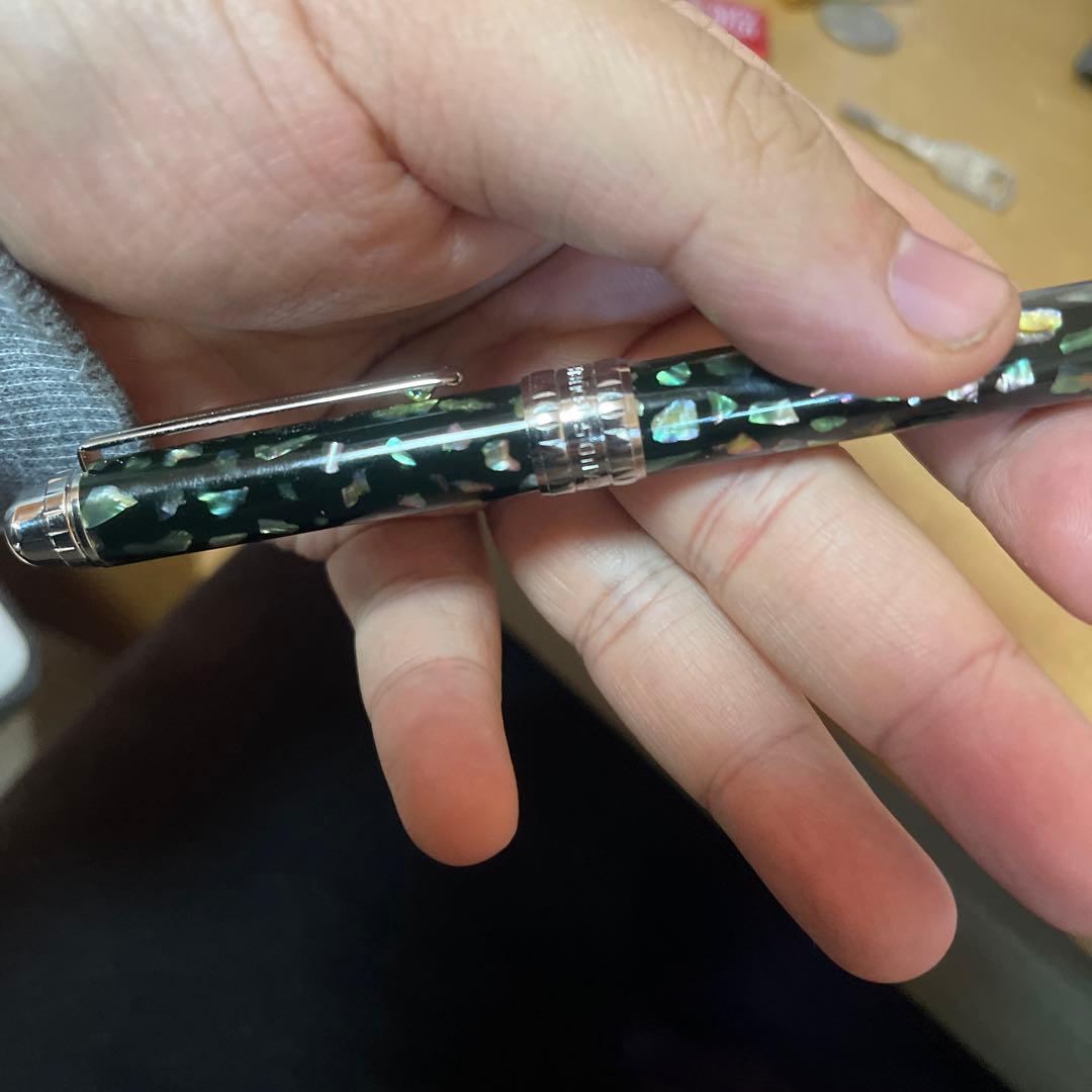 プラチナ万年筆　ダブル3アクション　螺鈿