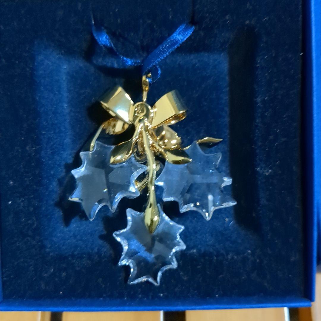 スワロフスキー☆クリスマスオーナメント柊