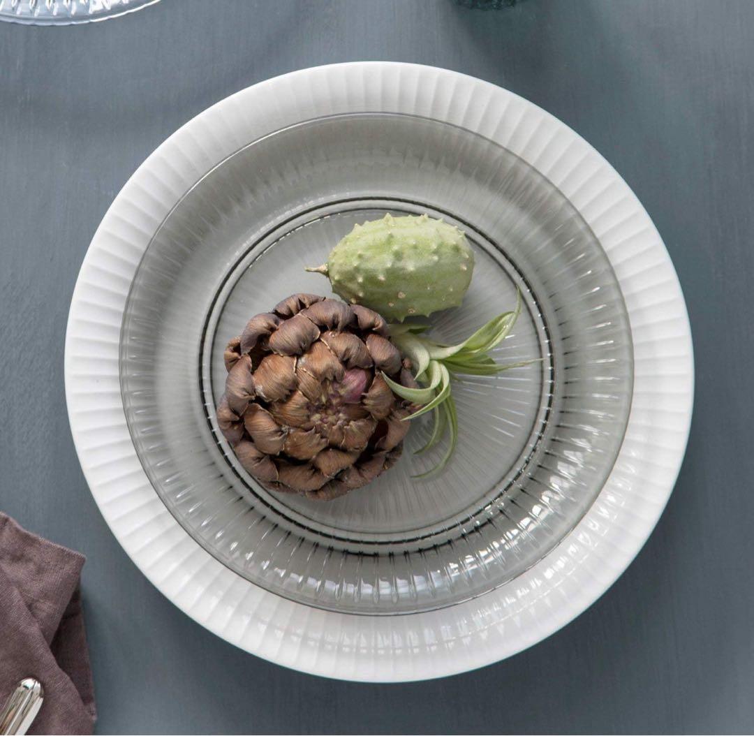 HAMMERSHOI ハンマースホイ ガラスプレート 22cm ８枚