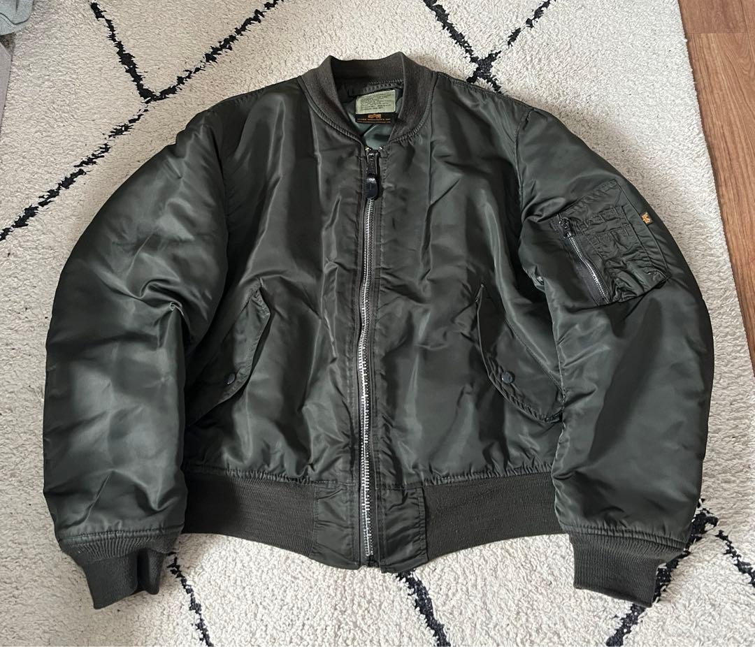90s グランドクルー　フライトジャケット　ma-1 アルファインダストリーズ