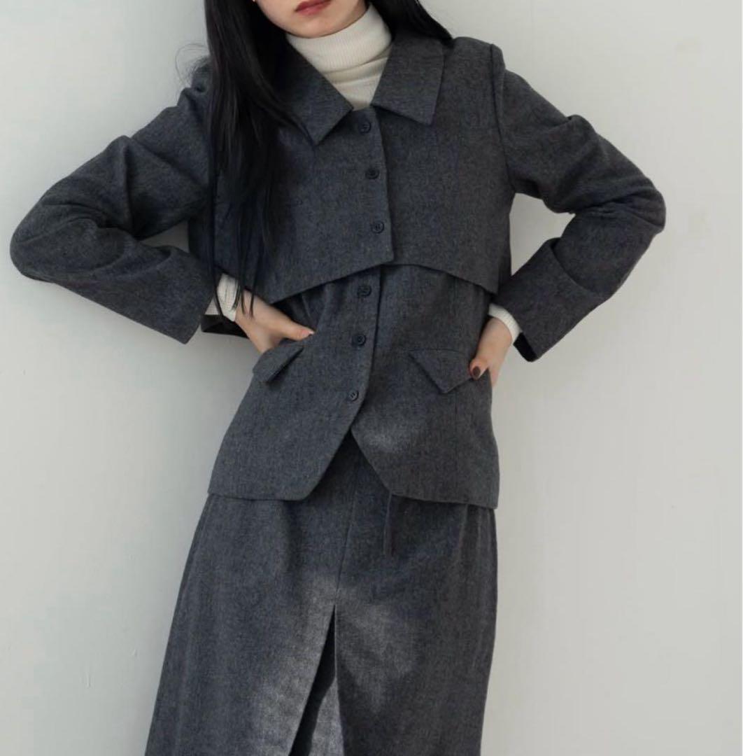 ジャケット・アウター philme tweed2way Jacket