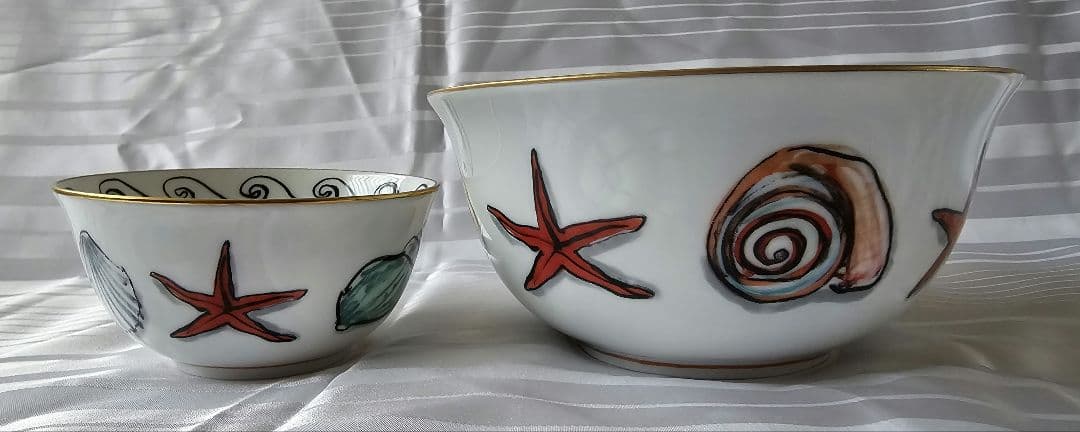 ジノリネプチューンボール２個セット