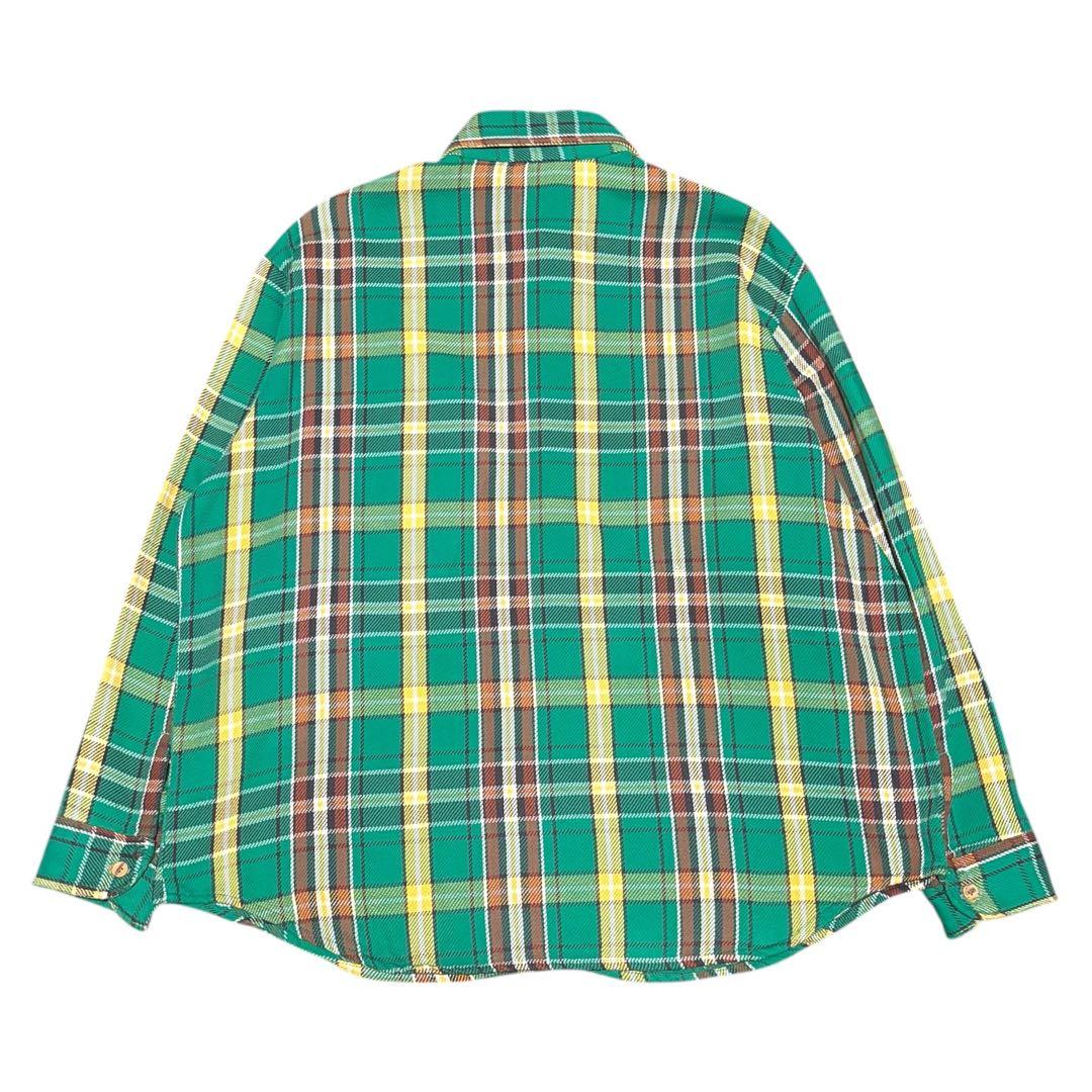 70s BIG MAC ビッグマック ネルシャツ 単色タグ ヘビネル XL