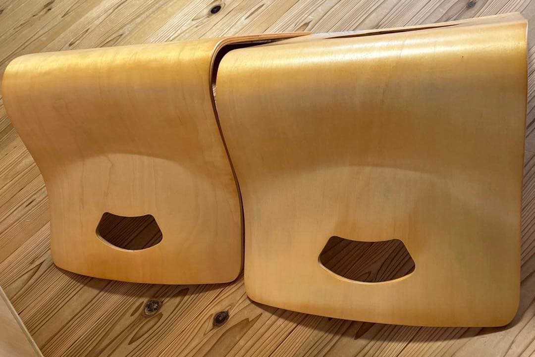 木製座椅子　4客　1回使用　ほぼ新品