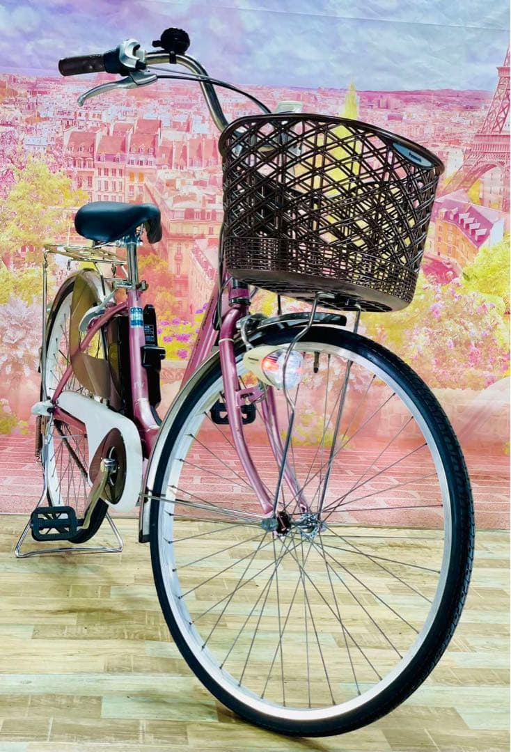 K2701 電動自転車パナソニック ビビ ママチャリ 26インチ 送料無料