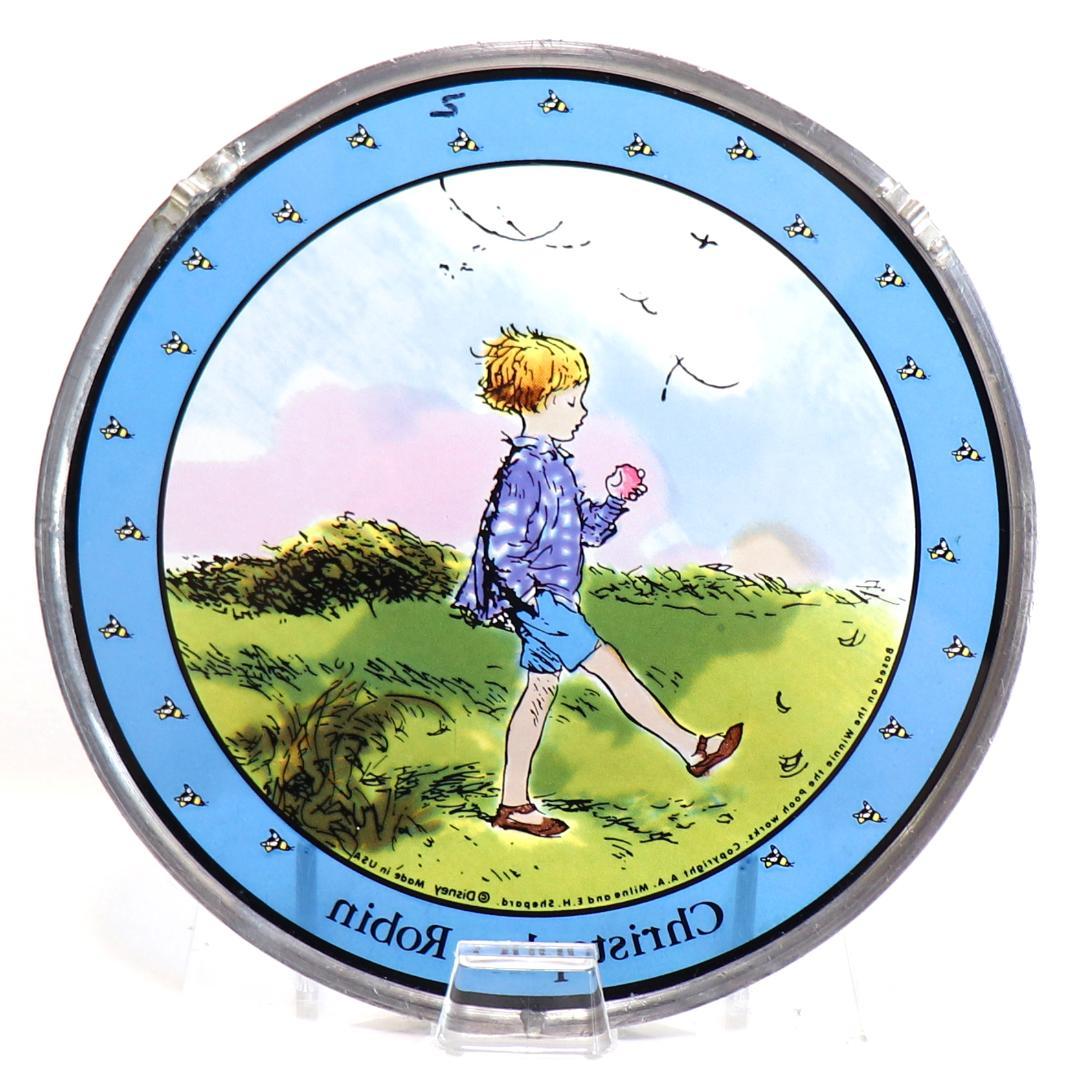 くまのプーさん クリストファー・ロビン ディズニー公式ヴィンテージステンドグラス