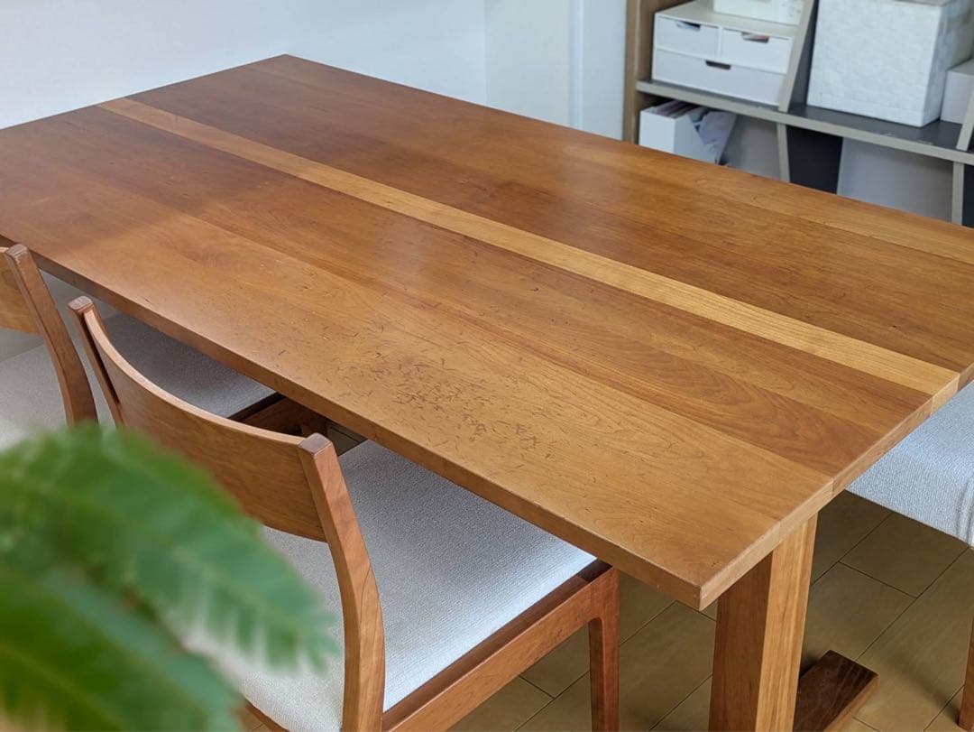 ✳︎マスターウォール✳︎ダイニングテーブル ブラックチェリー材