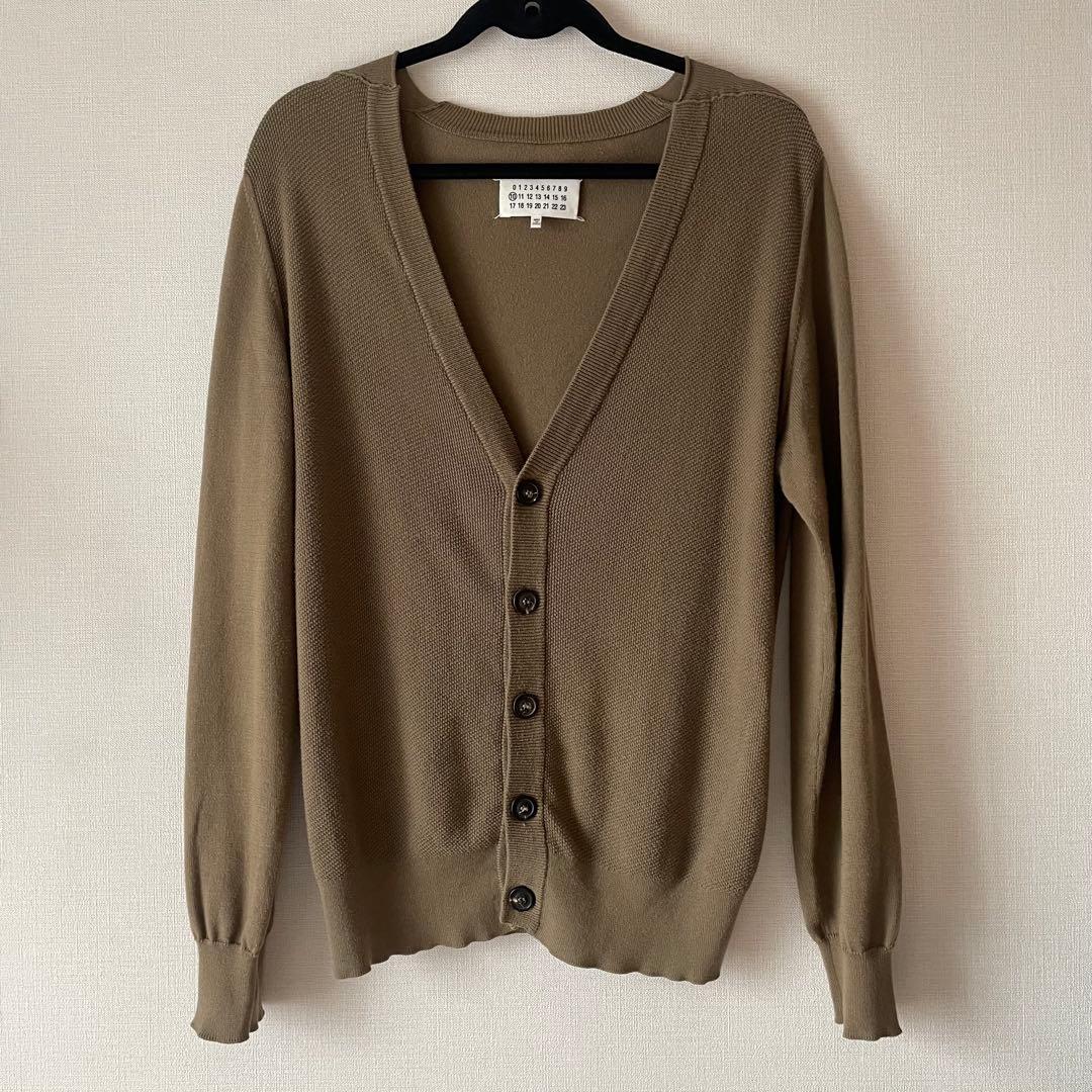 MaisonMargiela メゾンマルジェラ　Vネックガーディガン　ベージュ
