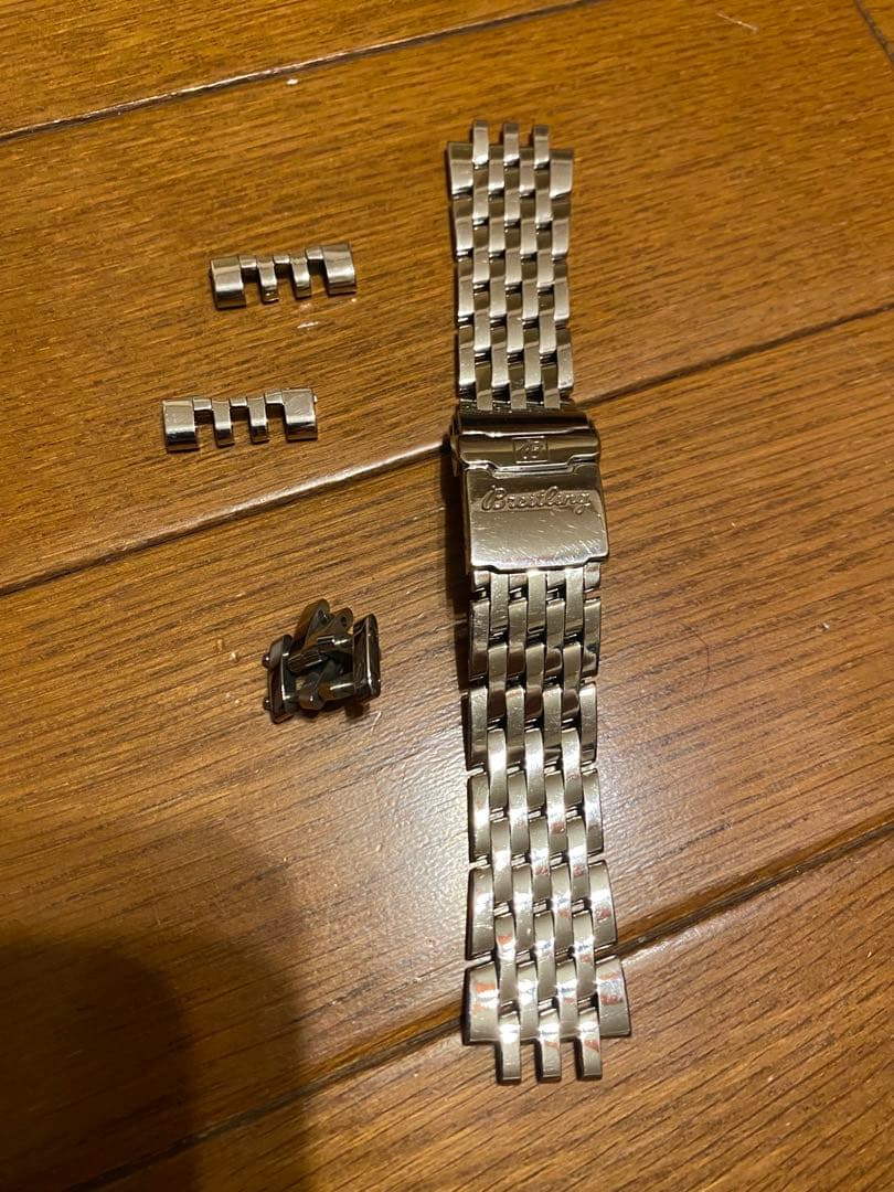 ブライトリング 純正　ステンレスブレス　ナビタイマー　フル駒　ベルト