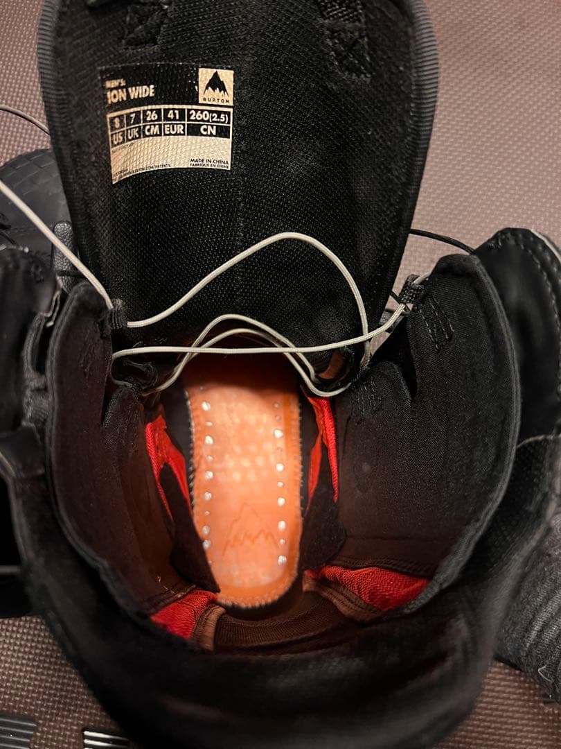 Burton ION wide Black 8 26cm アイオン　ワイド