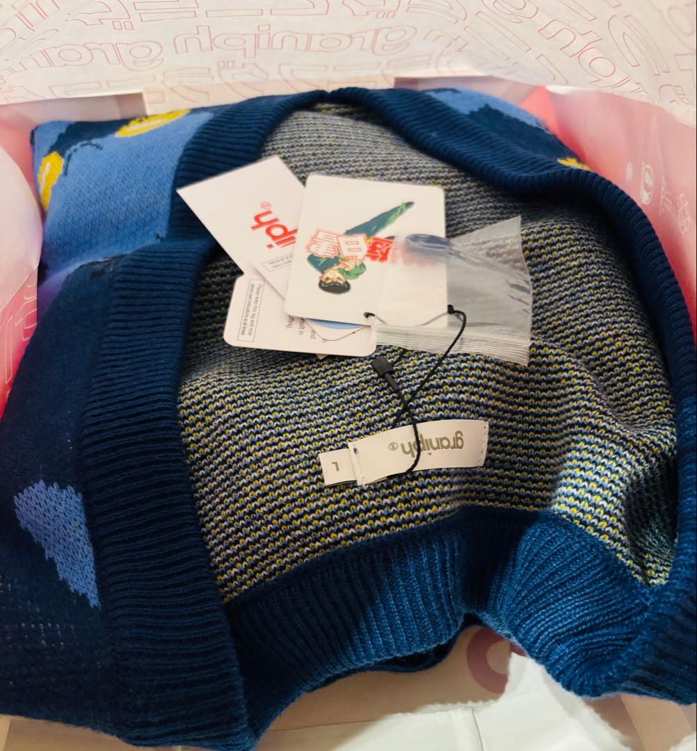 グラニフ　幽遊白書　L 完売品　プー　カーディガン