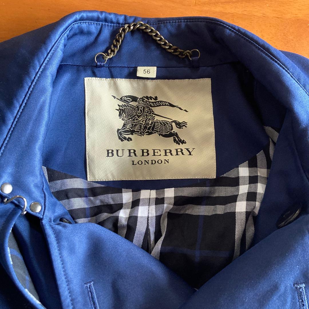 BURBERRY ネイビー トレンチコート 56