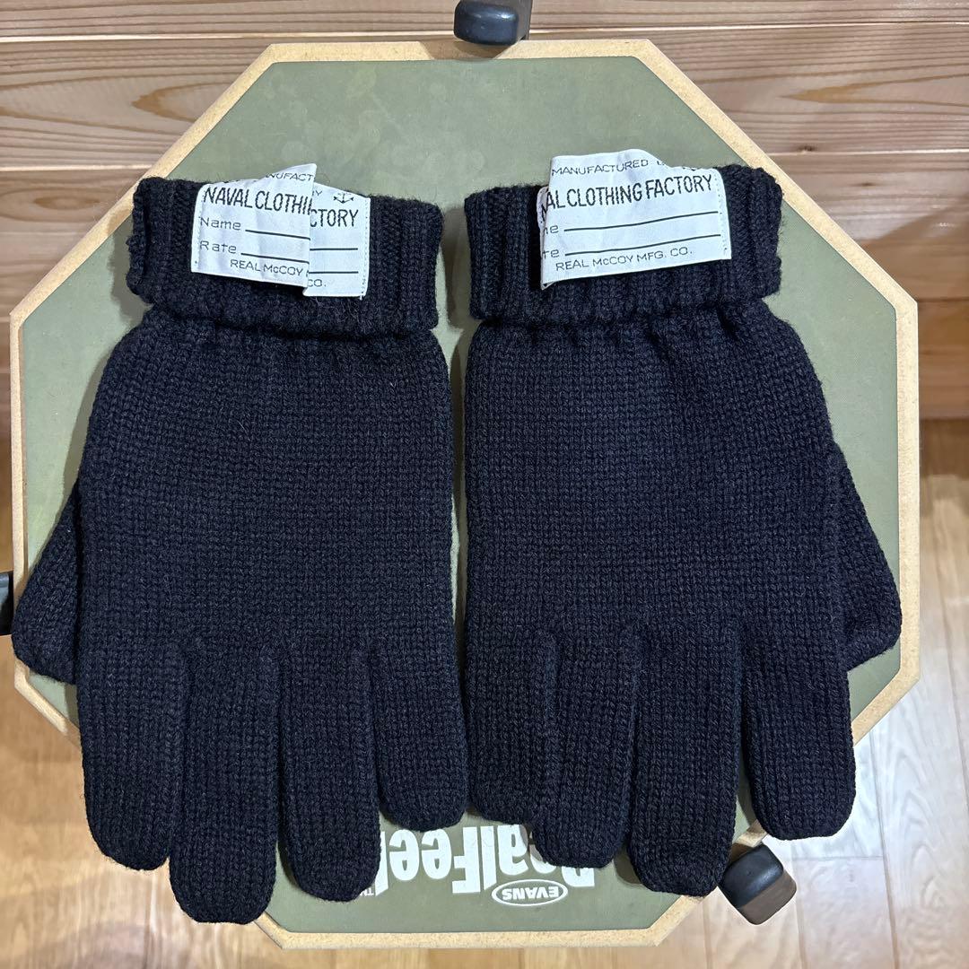 リアルマッコイズ　USNニット手袋　Lot No.MA14101