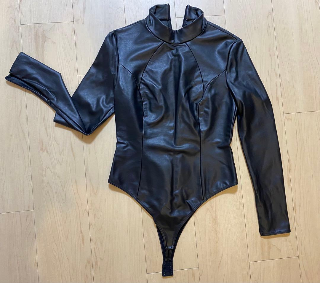 Wolford × Amina Muaddi ボディスーツ MサイズEU38黒