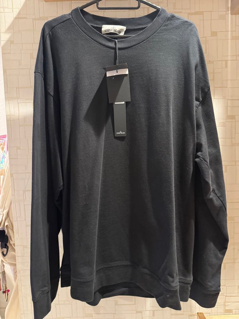 STONE  ブラック 長袖カットソー XL