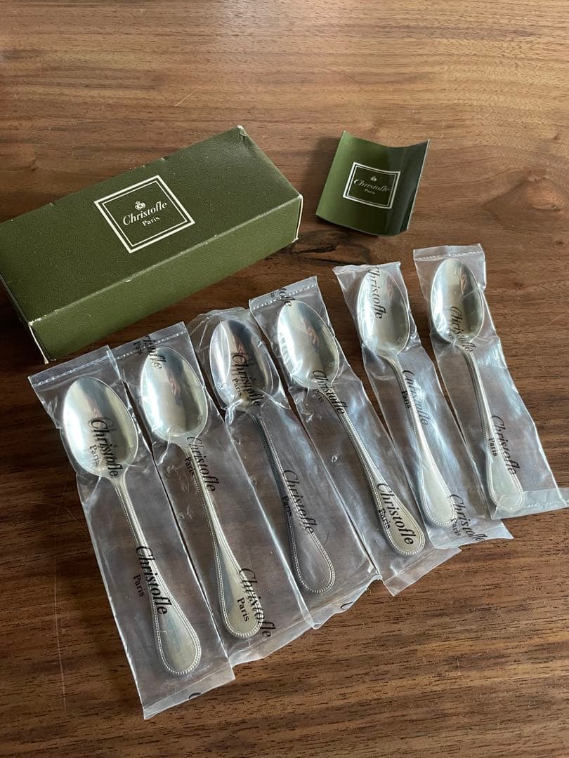 クリストフル　シルバー　パール　スプーン　6本セット