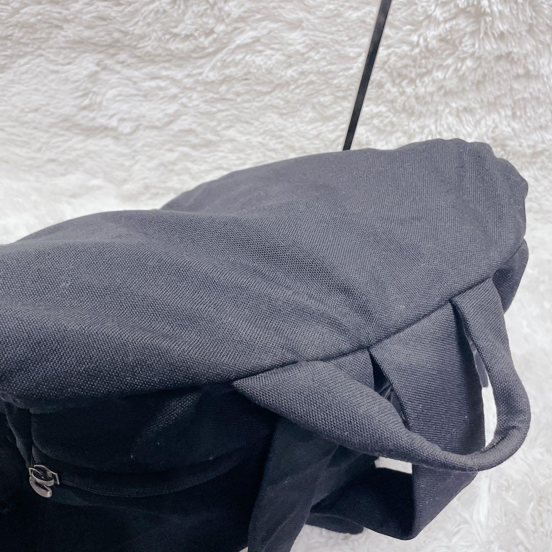 カンペール　リュック　ブラック　コットン　バックパック　レディース　大容量