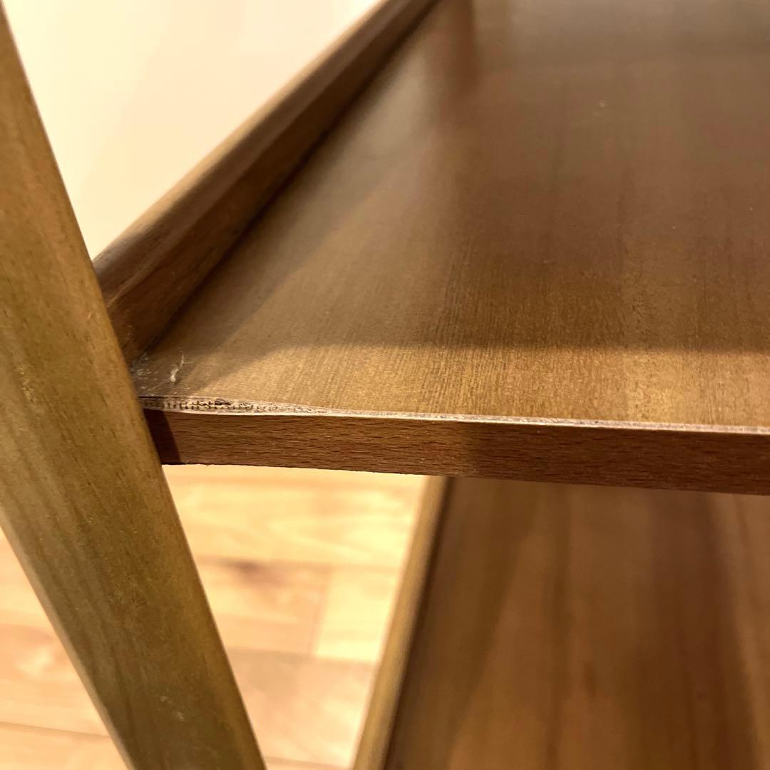 カリモク karimoku キッチンワゴン　キャスター　木製　高級　3段