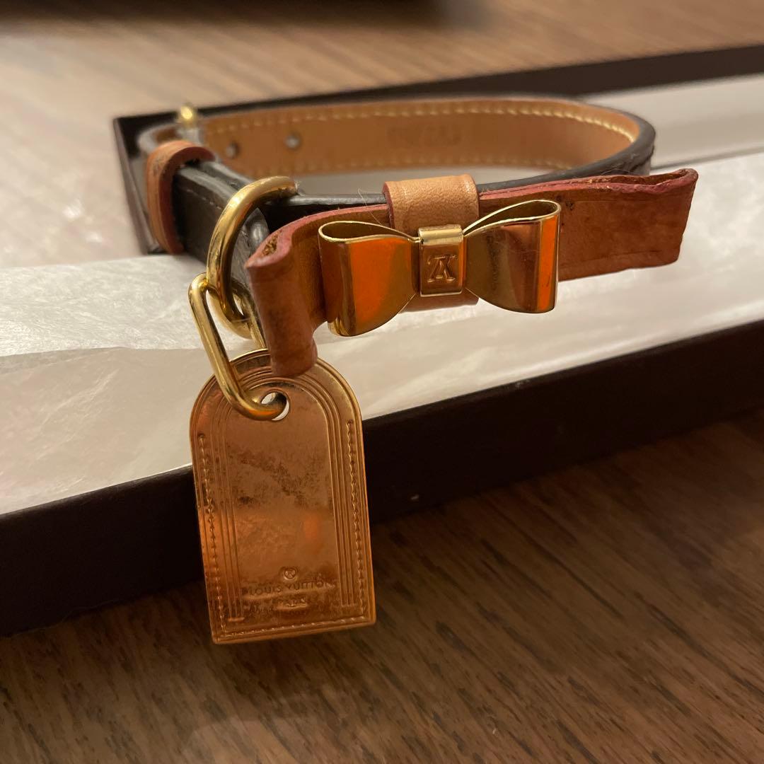 LOUIS VUITTON レザー首輪 CV2280