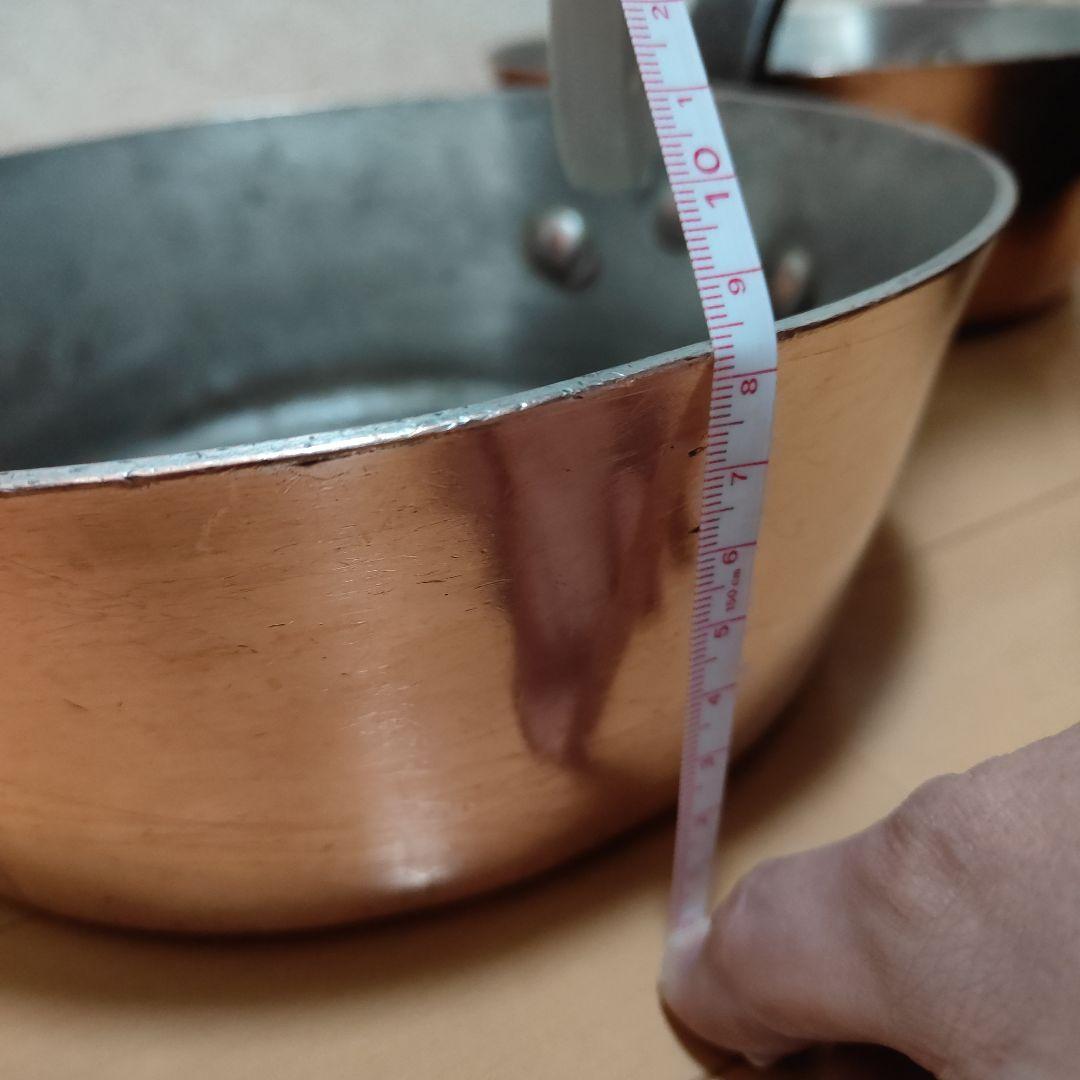 銅鍋　フランス製　ソトゥーズ　セット売り