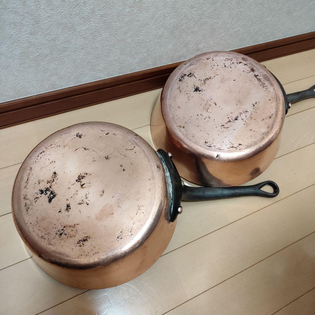 銅鍋　フランス製　ソトゥーズ　セット売り