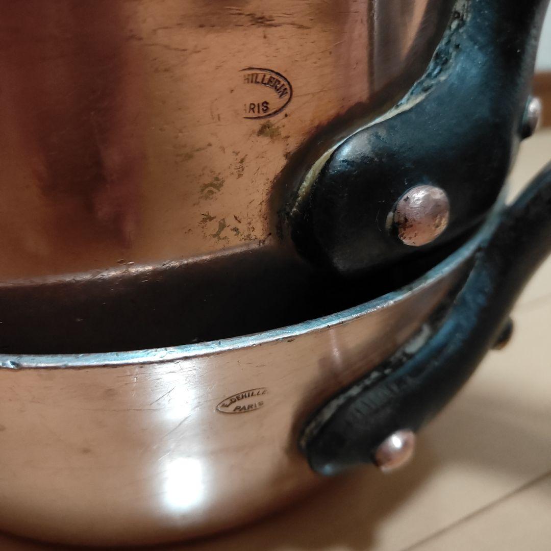 銅鍋　フランス製　ソトゥーズ　セット売り