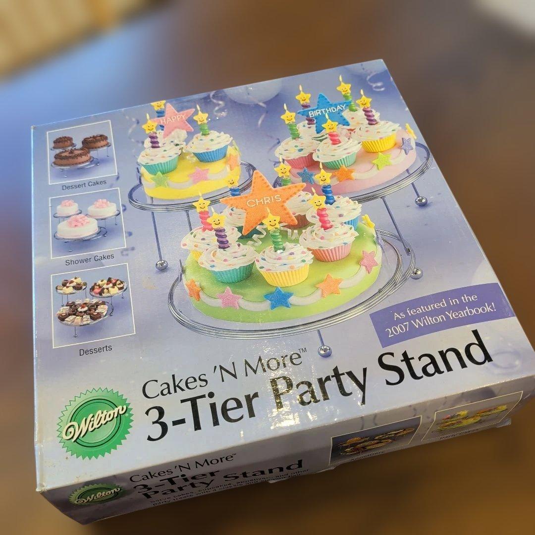 WILTON 3-Tier Party Stand 3層パーティースタンド
