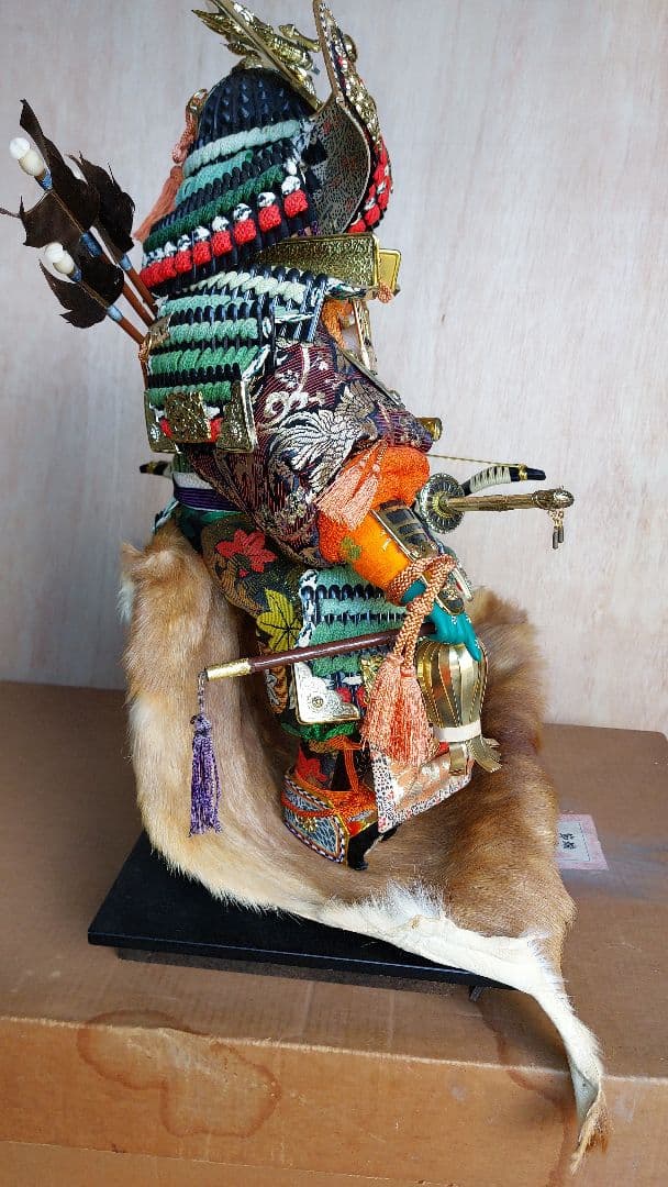 秀月　五月人形 武士の鎧姿 約60cm