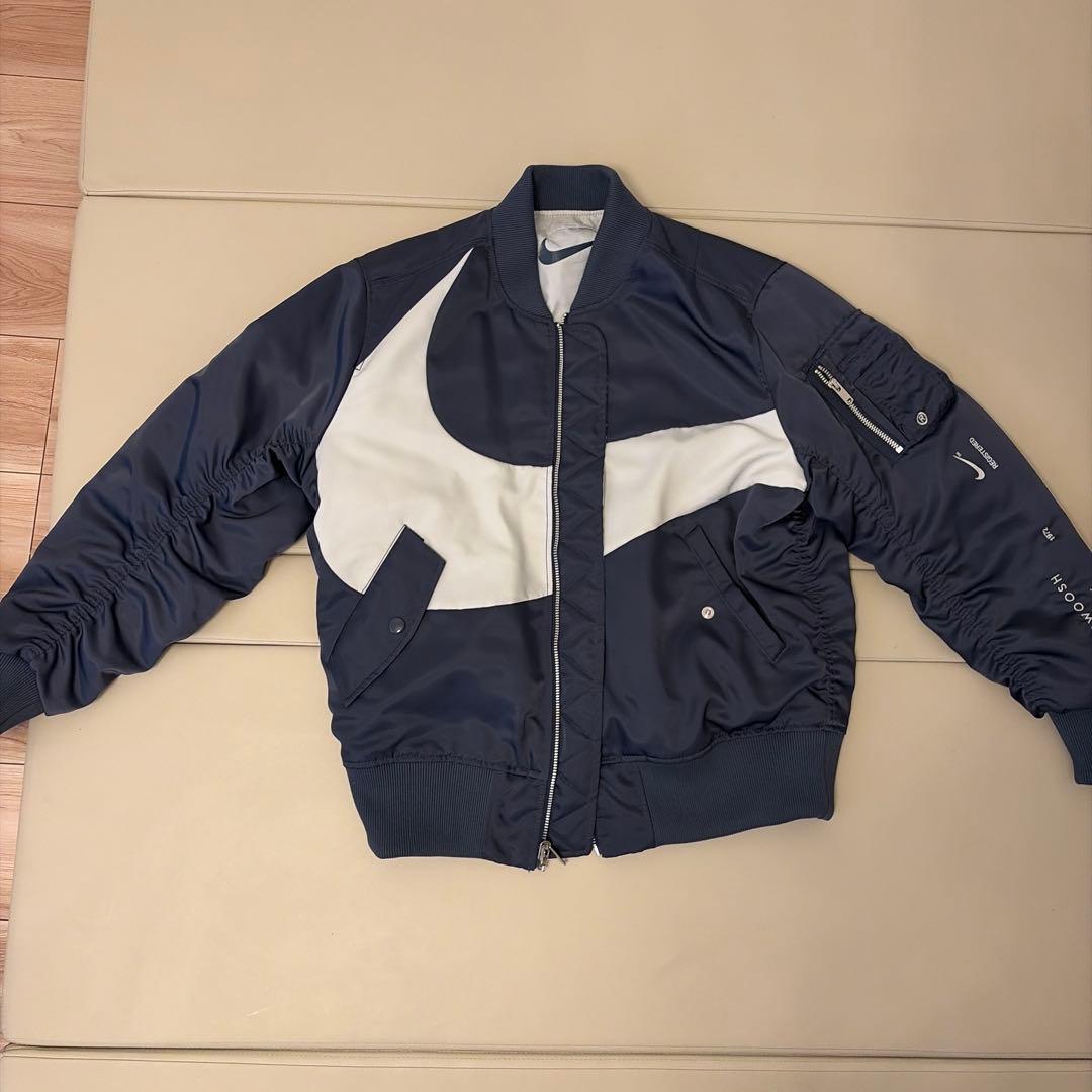 ナイキ MA-1 フライトジャケット ネイビー　M