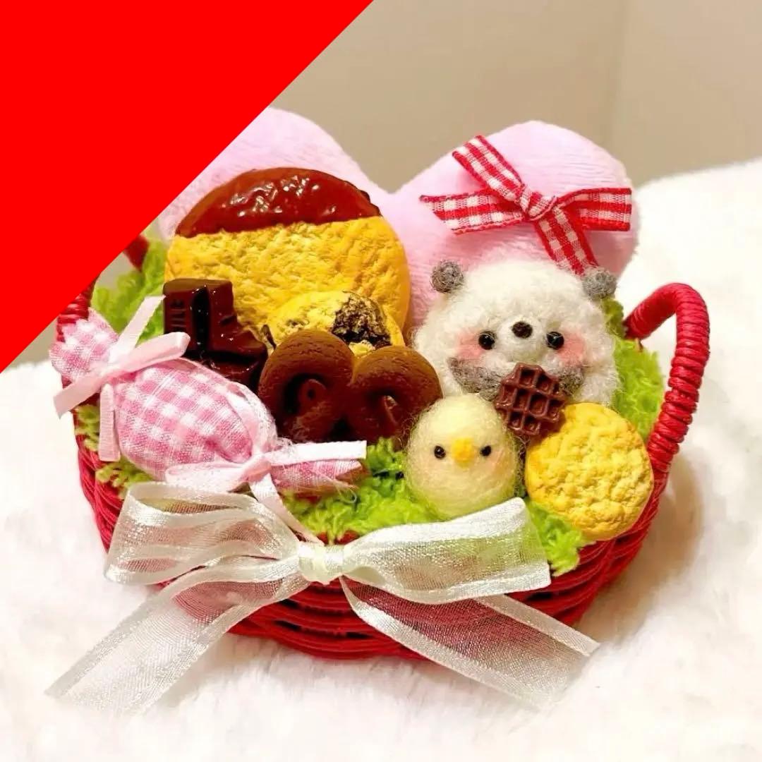 バレンタインかご♡♡赤