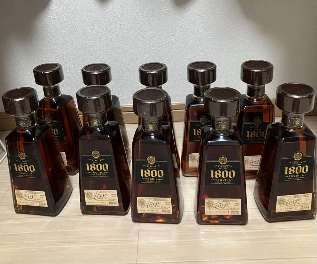 本日のみ値下げ　クエルボ　1800 アネホ　10本　Tequila Añejo