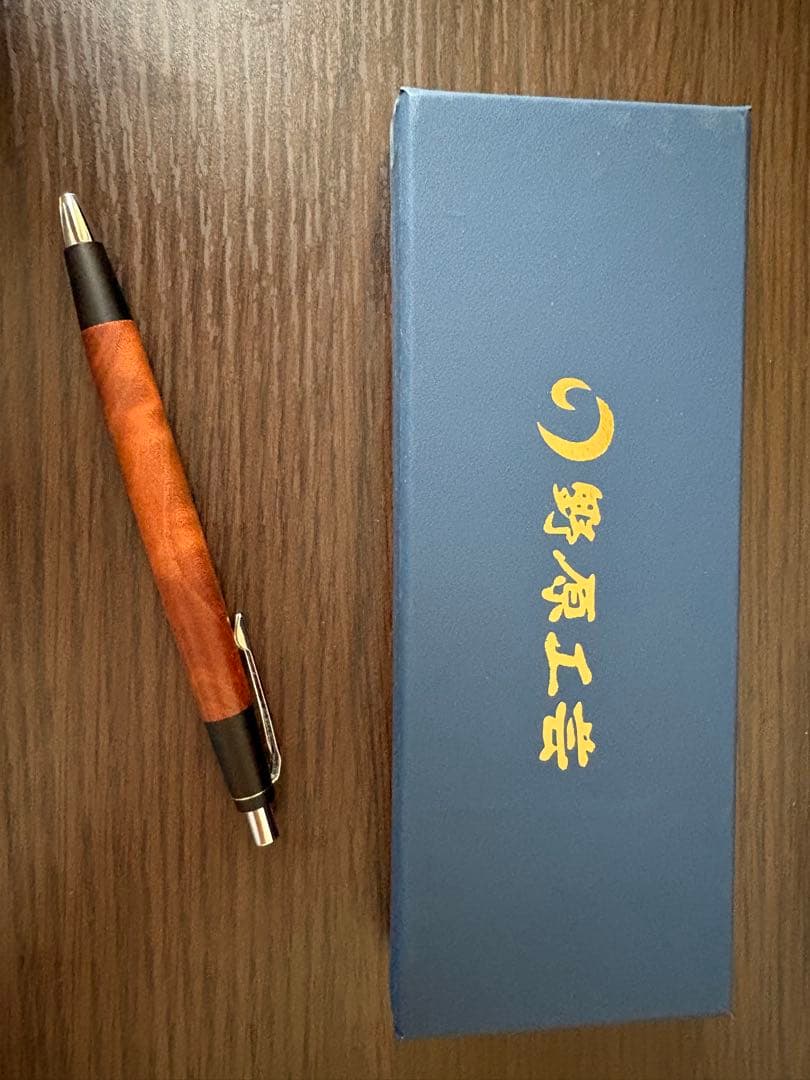 野原工芸　梅　スリムボールペン