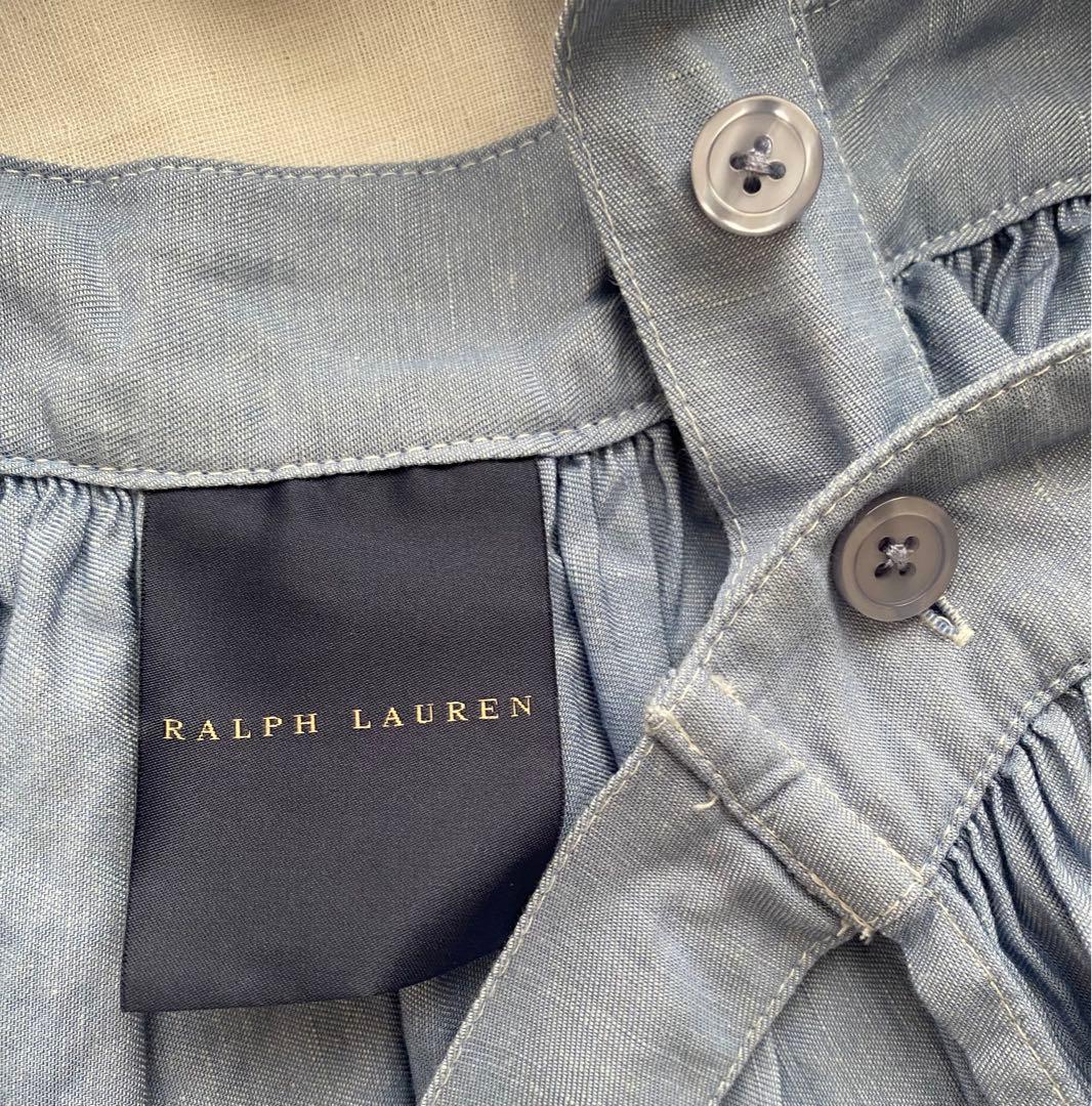 ラルフローレン エプロン 杏 アディソンシャンブレイ