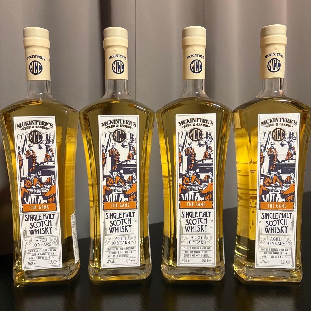 マッキンタイアーズ10年 4本セット シングルモルトスコッチウイスキー