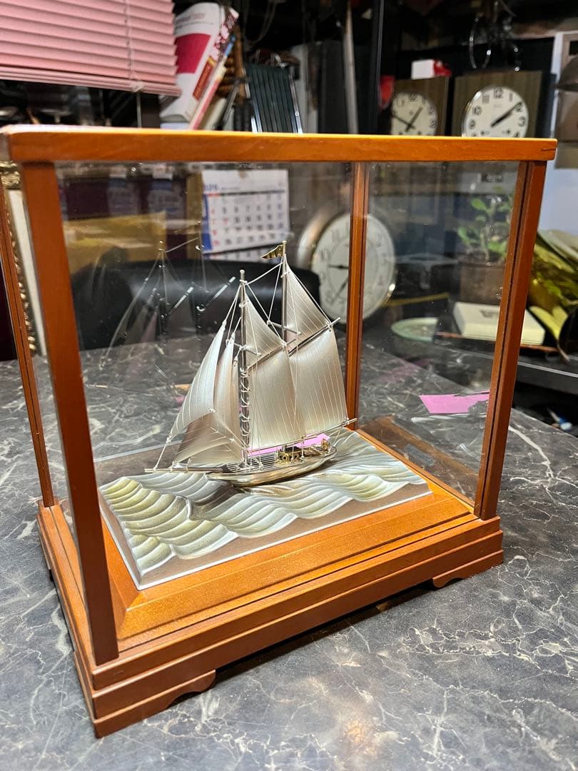 篠原です 武比古　銀製　帆船　シルバー985　重量78グラム