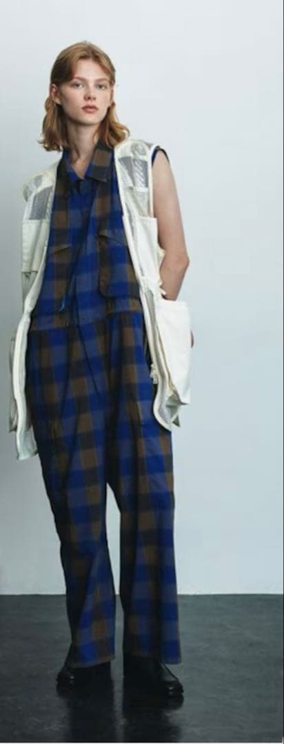 値下げ！F/CE. CHECK JUMPSUIT /エフシーイージャンプスーツ