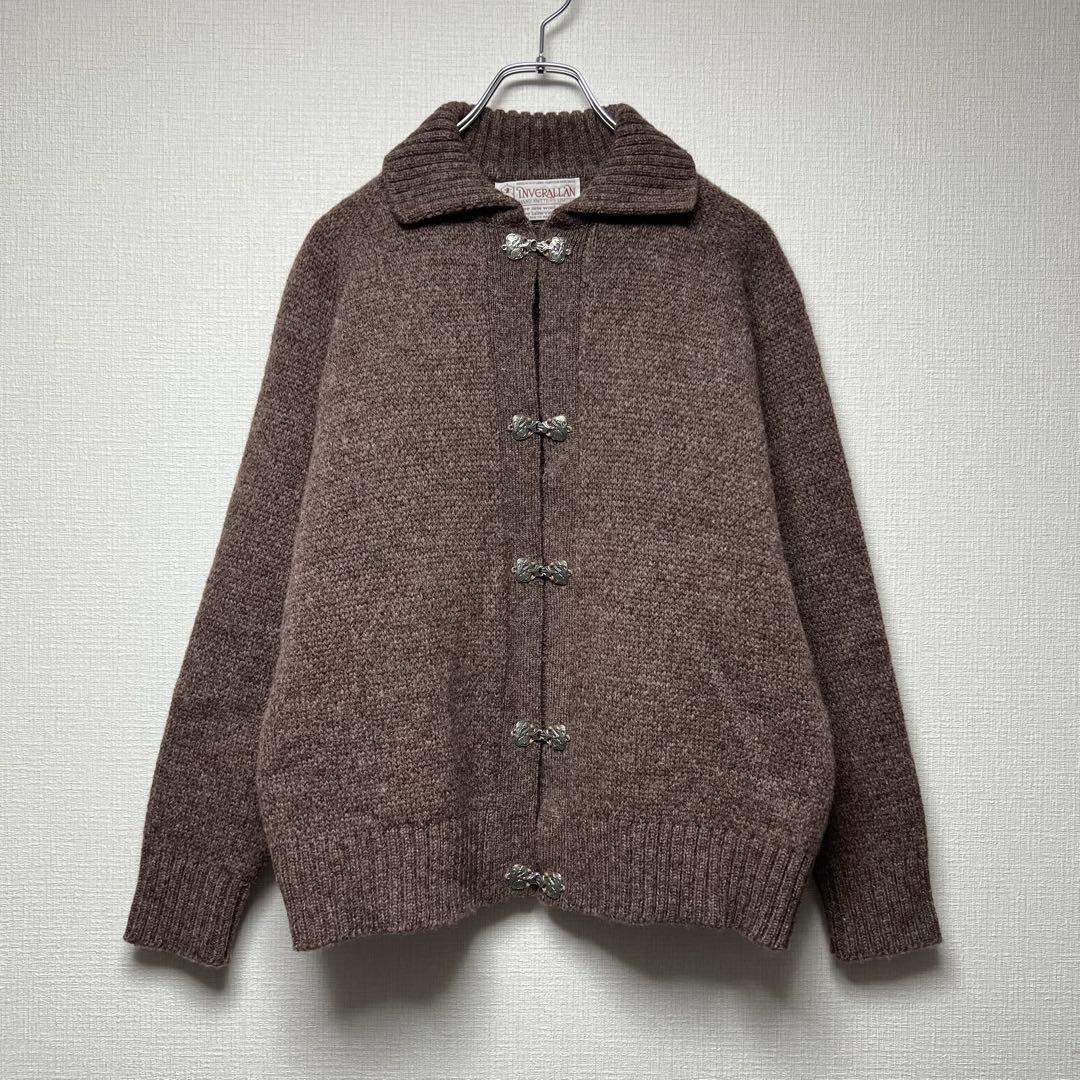 inverallan インバーアラン チロリアンニットカーディガン ウール 42