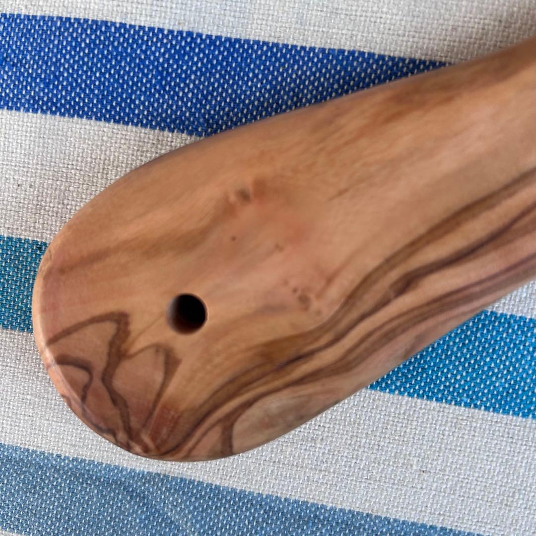 オリーブの木　ピザボード　つぎはぎの人生　約φ32.5cm