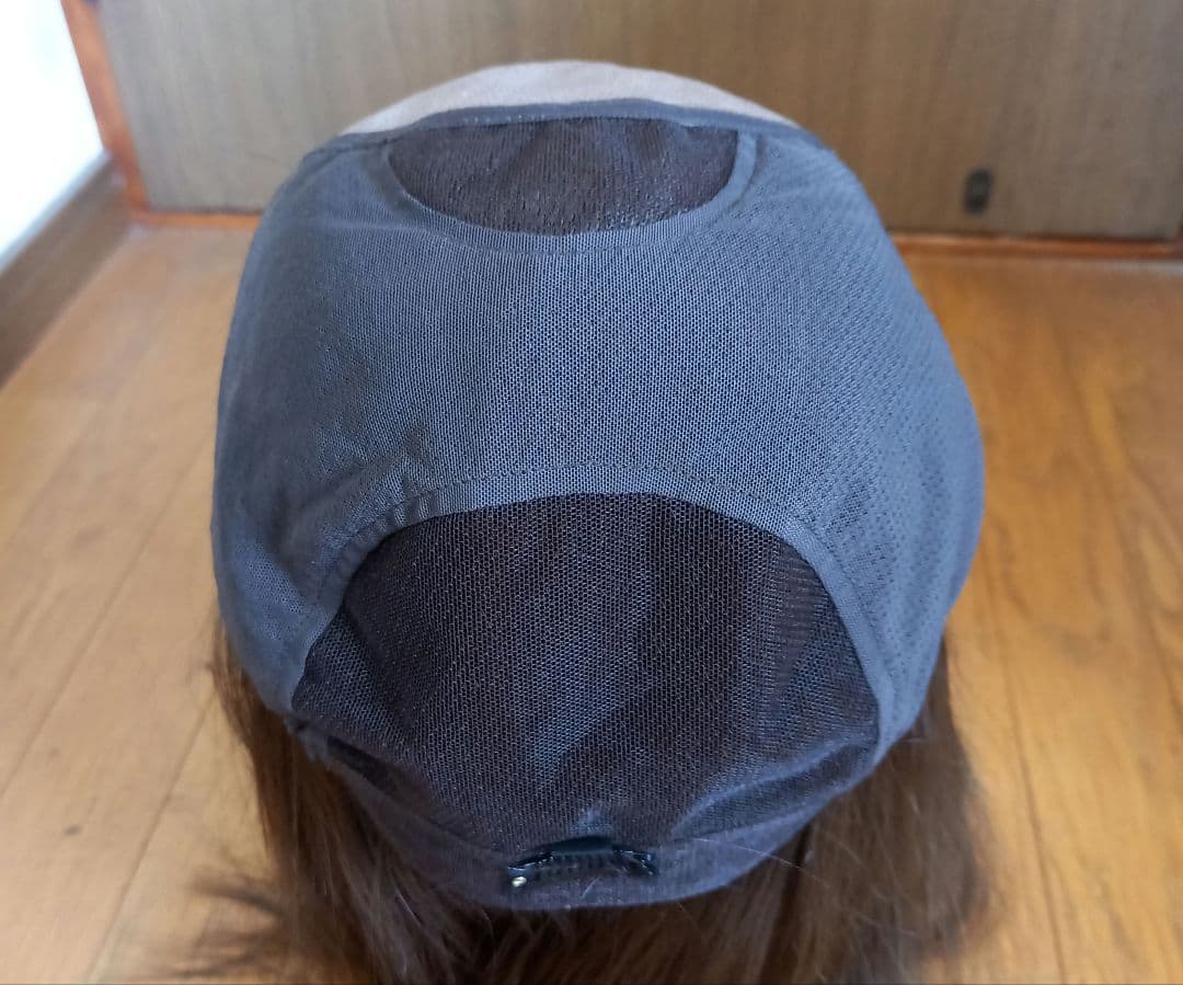 百合子ウィッグ レミー人毛 アッシュブラウン フルウィッグ　お値下げ