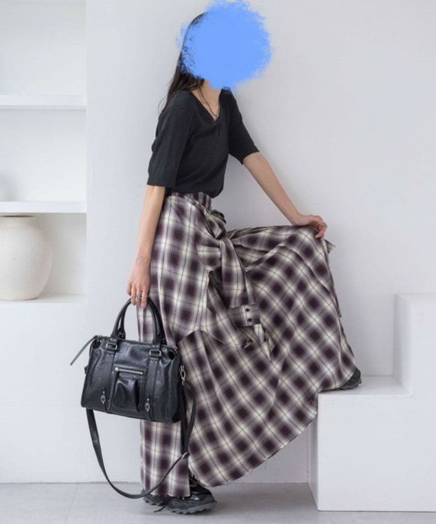 JEANASIS アンティークフェイクレザーボストン ブラック