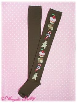 Angelic Pretty✦お菓子の国オーバーニー✦ブラウン✦茶色