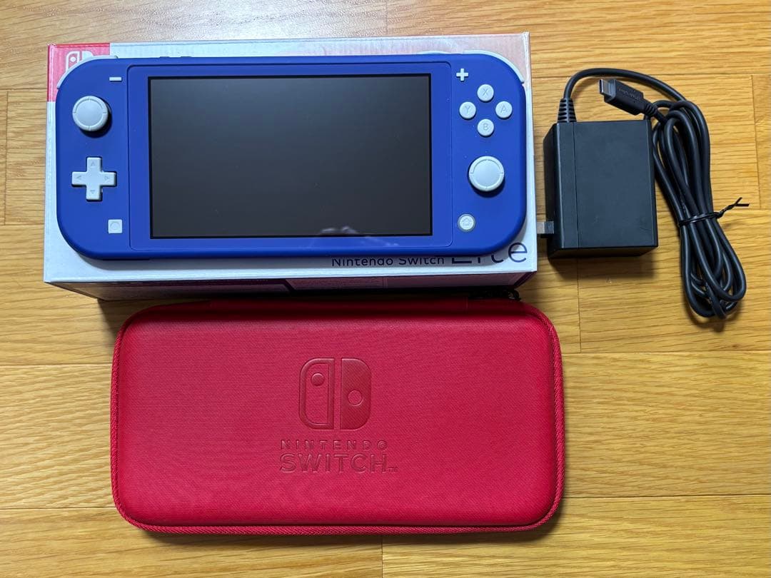(本体美品)Nintendo Switch Lite 青色 本体 充電器付き