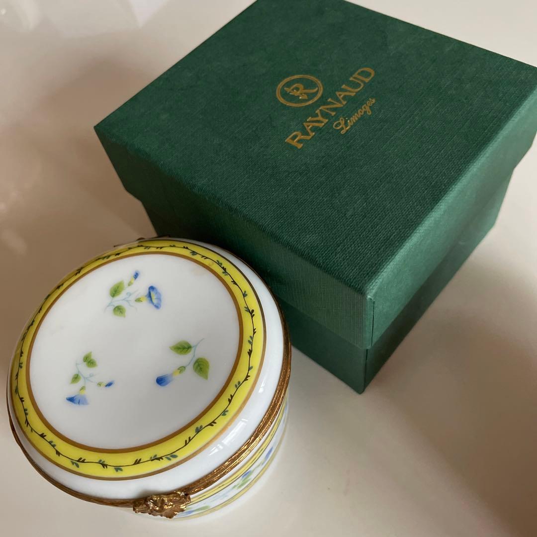 新品RAYNAUDレイノー　レア陶器小物入れ　キャンドルホルダー