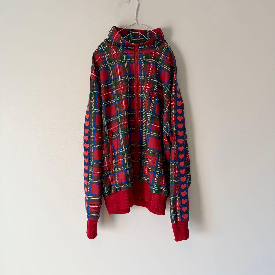 HEIHEI トラックジャケット 赤 ハート いちご F