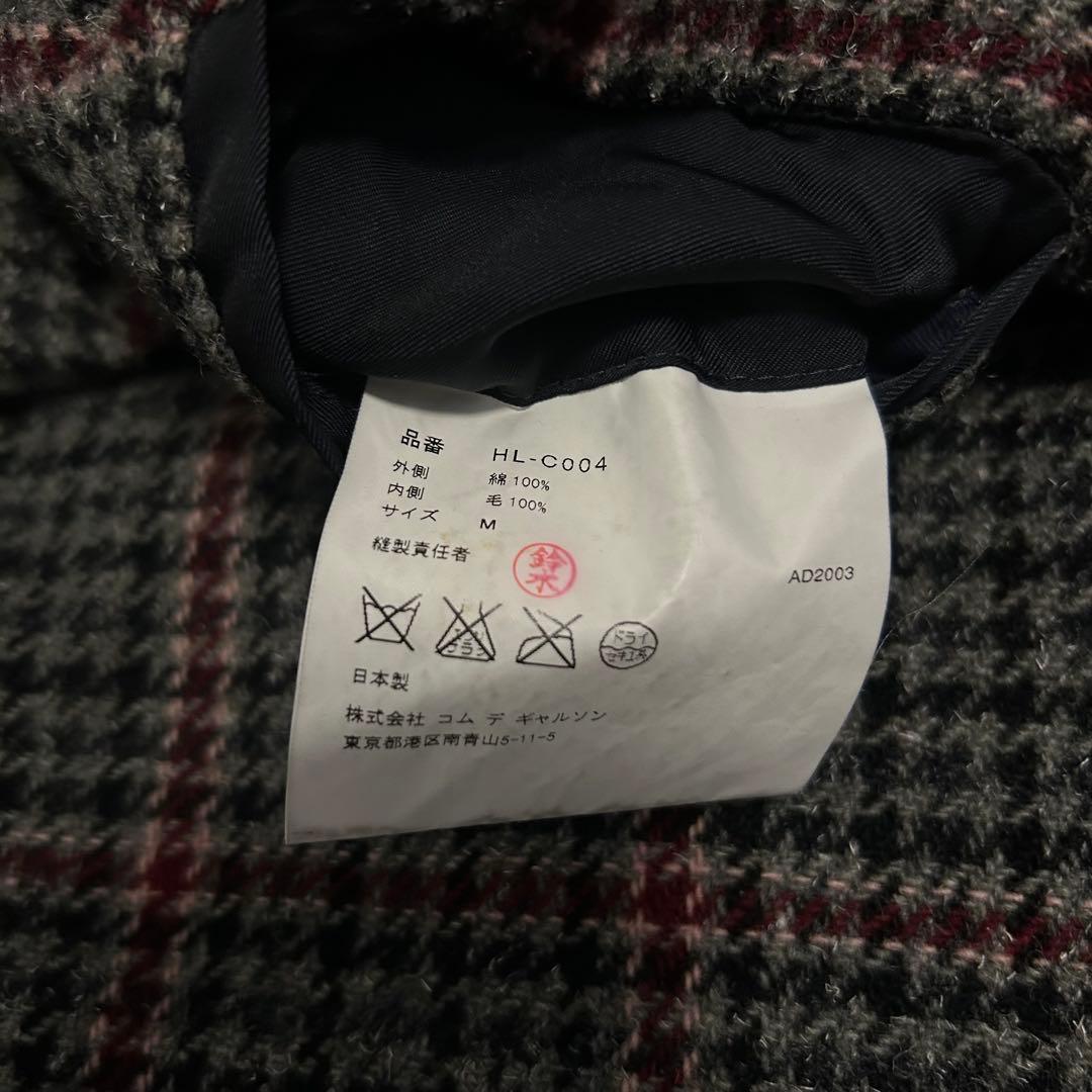 COMME des GARCONS コート 千鳥格子　田中オム