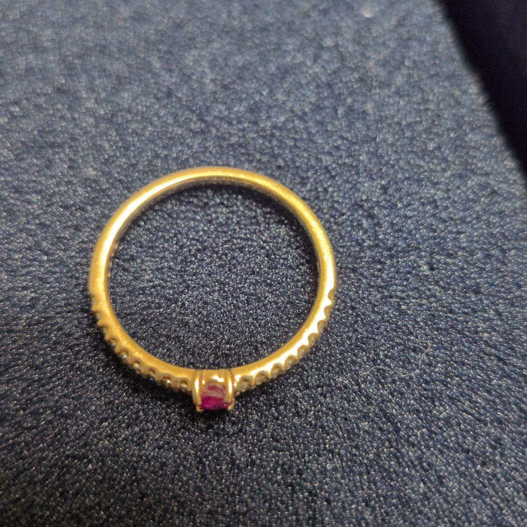 #10金 #ルビーダイア　ルビー リング