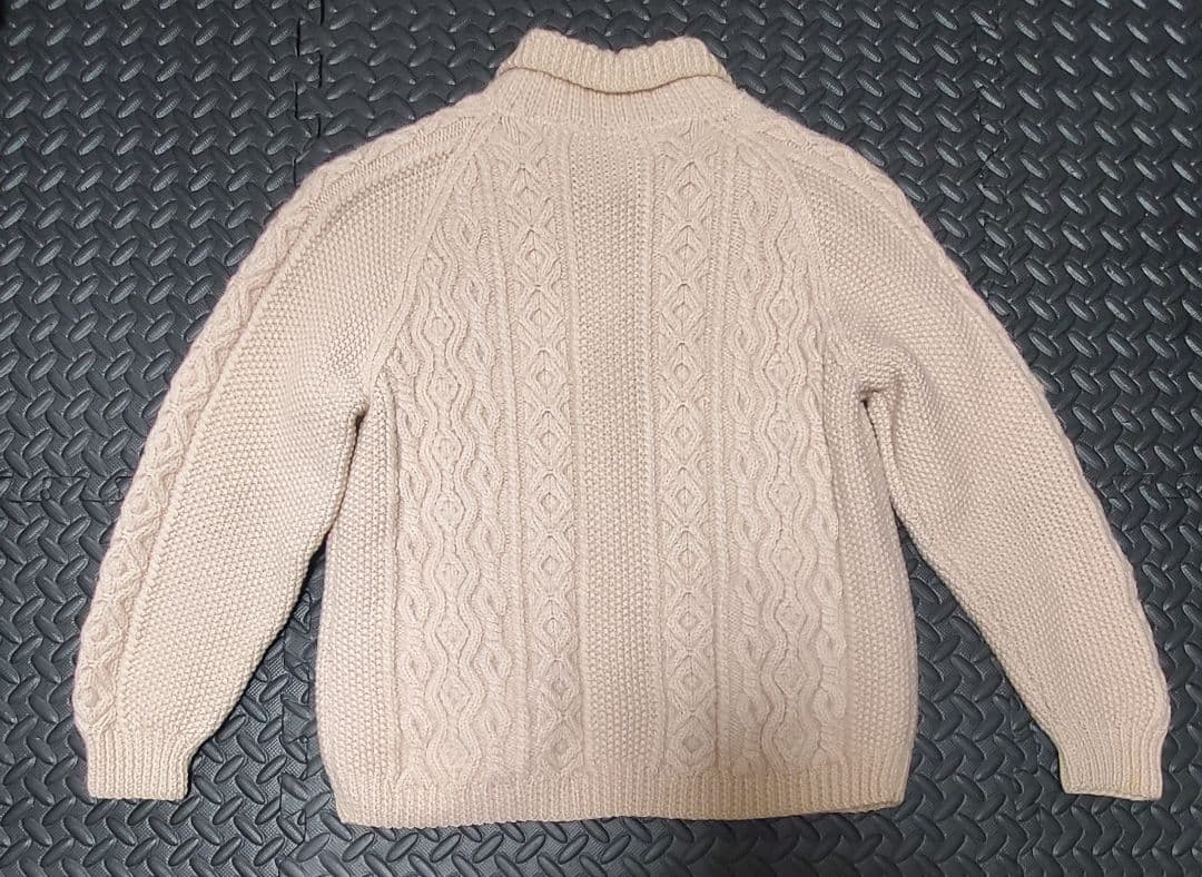 インバーアラン 3A 襟付きフルボタンカーディガン スコットランド製