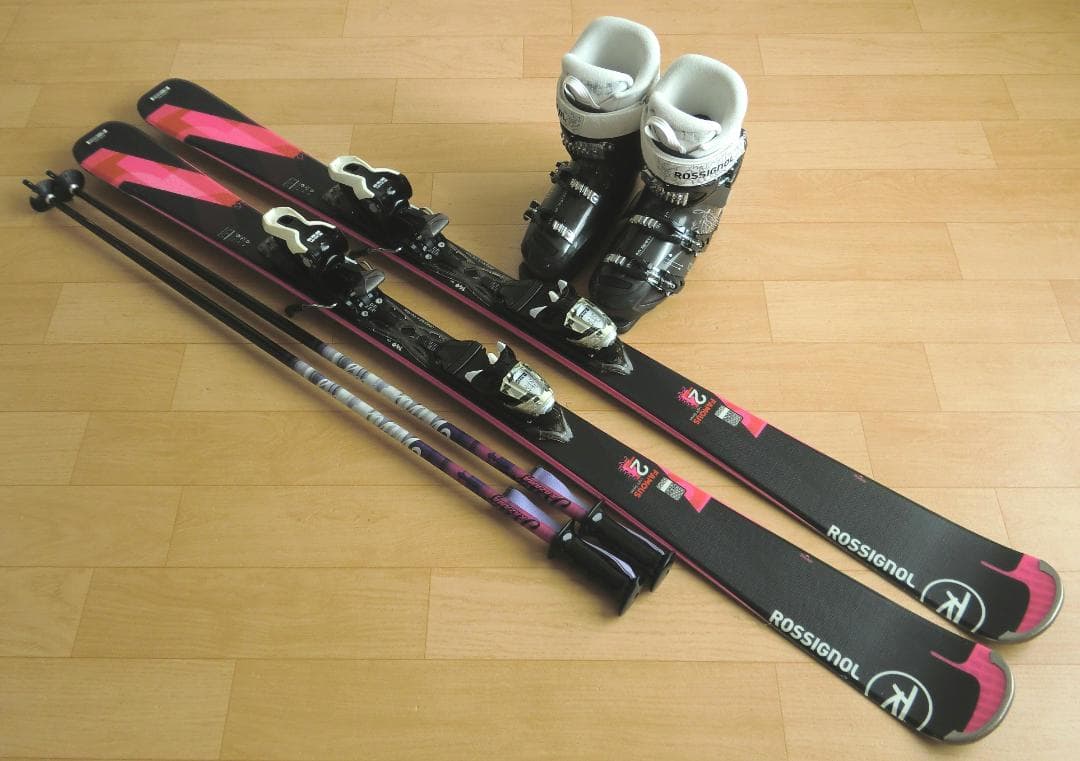 ■12月・1月限定■送料無料■ロシニョール女性用スキーセット■149/24.5■
