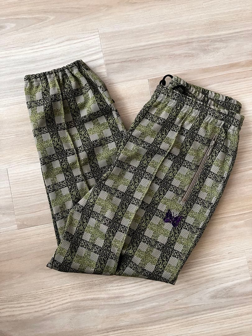 ニードルス needles ジップジャージ トラックパンツ 総柄